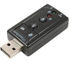 slomart AK103B Virtual 7.1ch USB zvočna kartica