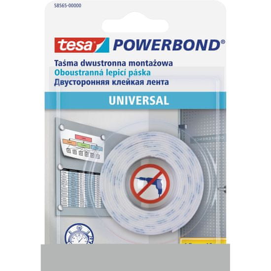 Tesa Univerzalni montažni trak Powerbond 1,5 m: 19 mm (h5856500)