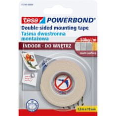 Tesa Powerbond montažni trak za notranjost 1,5 m: 19 mm (do 4,2 kg na 10 cm)