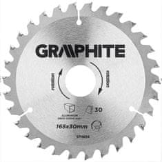 Graphite Žagin list, Widia, 165 x 30 mm, 30 zob, za aluminij