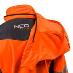 NEO Opozorilna softshell delovna jakna s kapuco, oranžna, velikost S