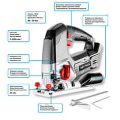 Graphite Akumulatorska vbodna žaga Energy+ 18V, Li-Ion, brez baterije