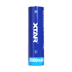 shumee XTAR 18650 3.7V Li-ion 3600mAh baterija z zaščito