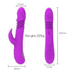 Miramarket Vibrator-Ella, 7 načinov vibriranja 3 funkcije potiskanja, gretje