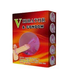 Ero BAILE - VIBRATOR IN KONDOM za petelinje obroče