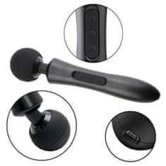 Miramarket Stimulator-Massager Ultra močan -Big USB Black 20 Funkcija