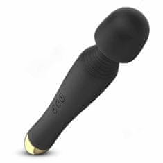 Ero Stimulator-silikonski masažni pripomoček črni USB 6 vibracij