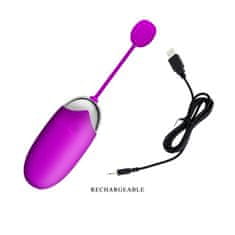 Ero PRETTY LOVE - ABNER EGG 12 funkcijskih vibracij USB, APP