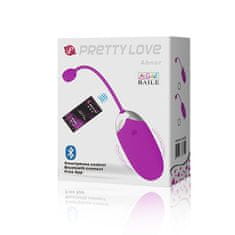 Ero PRETTY LOVE - ABNER EGG 12 funkcijskih vibracij USB, APP