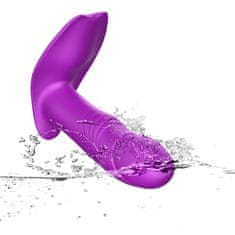 Ero Stimulator - serija B - silikonski vibrator za hlačke USB 7 funkcij / ogrevanje / funkcija udarca