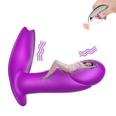 Ero Stimulator - serija B - silikonski vibrator za hlačke USB 7 funkcij / ogrevanje / funkcija udarca