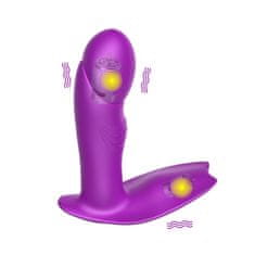 Ero Stimulator - serija B - silikonski vibrator za hlačke USB 7 funkcij / ogrevanje / funkcija udarca