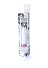 Ero Vibrator-Strong Bullet Vibrator Silver/Pink USB 10 funkcij