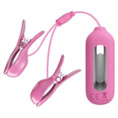 Ero PRETTY LOVE - NIPPLE CLIP, 7 funkcij vibracij 3 funkcije električnega šoka