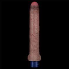 Ero 10.5 "REAL SOFTEE akumulatorski silikonski vibracijski dildo