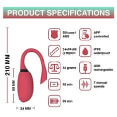 Ero Magic Motion - Fugu Smart Wearable Vibrator Red