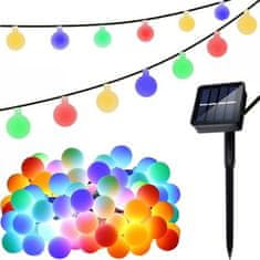 MG Garland RGB sončna veriga 50 LED 7m