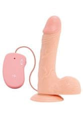 Ero Vibrator-REALISTIC VIBRATOR REAL RAPTURE FLESH 8""""""""""""""""