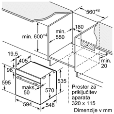 Bosch HBS578BS0 vgradna pečica