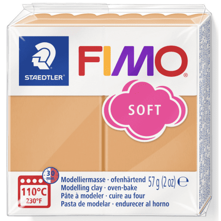 Rayher.	 FIMO Soft polimerna masa T41, Papaya Sorbet, 56g