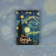 NOTIQUE Tedenski magnetni dnevnik Vincent van Gogh 2025, 11 x 16 cm