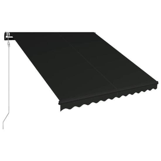 Vidaxl Avtomatsko zložljiva tenda 350x250 cm antracitna