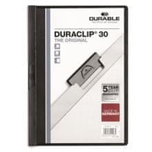 Durable DURACLIP 30, A4, črna