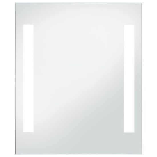 Vidaxl Kopalniško LED stensko ogledalo 50x60 cm