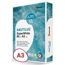 Reciklirani papir Nautilus Superwhite, A3, 80 g, 500 l.