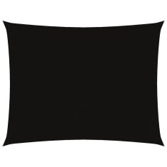 Vidaxl Senčno jadro oksford blago pravokotno 3x6 m črno