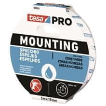 Tesa PRO montažni trak, za ogledala, 19 mm x 5 m