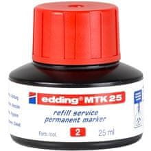 Nadomestno trajno črnilo Edding MTK 25, rdeče