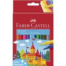 Faber-Castell otroški flomastri, komplet 12 barv