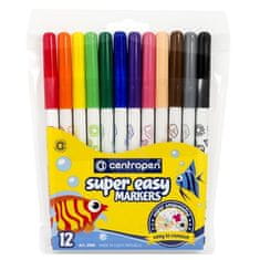 Centropen EASY MARKERS 2580, komplet 12 barv