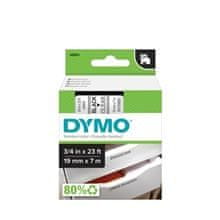 Dymo Trak D1 širine 19 mm, črn/prepusten