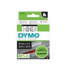 Dymo Trak D1 širine 19 mm, črno/beli