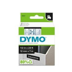 Dymo Trak D1 širine 12 mm, modro/beli