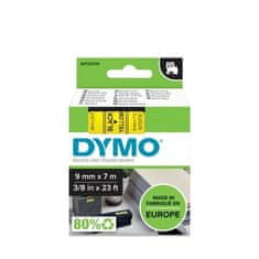 Dymo Trak D1 širine 9 mm, črno-rumen