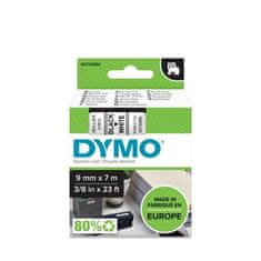 Dymo Trak D1 širine 9 mm, črno/beli