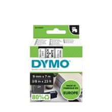 Dymo Trak D1 širine 9 mm, črno/beli