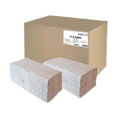 Papirnate brisače Z, 1-slojne, sive, 250 kosov