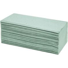 Papirnate brisače Z, zelene, 250 kosov