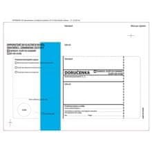 Krkonoše Ovojnice Ovojnice C5 - Pisne ovojnice za upravne postopke - modre, z naslovnim trakom, 100 kosov