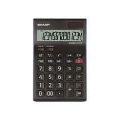 Sharp Namizni kalkulator EL-145T - 14 številk, črn