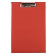 Karton P+P Pisalni blok s sponko, A4, 10 listov, rdeč