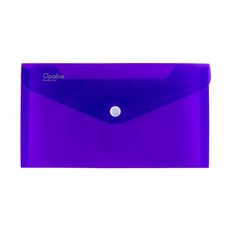 Karton P+P Zložljiv kovček z gumbom, DL, vijoličen