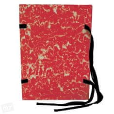 HIT HITOffice mape za mape A4 z marmoriranim vzorcem, rdeče barve, 25 kosov