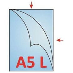 Herlitz Zložljivi rokavi L - A5, 120 mic, prozorni, 100 kosov