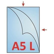 Herlitz Zložljivi rokavi L - A5, 120 mic, prozorni, 100 kosov