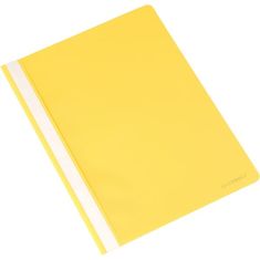 Plastični mape Q-Connect, A4, rumene barve, 50 kosov